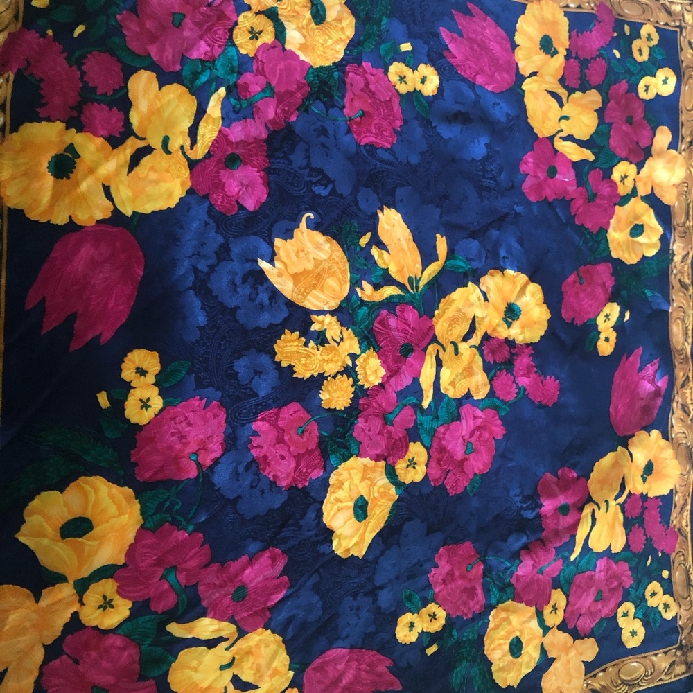 Bright floral scarf by Honey - Picture 1 of 3